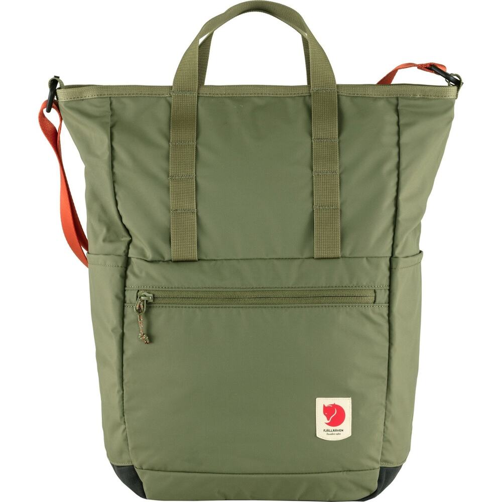 Fjallraven $90 High Coast Totepack Green Multi Pockets Hike Travel Bag Backpack
